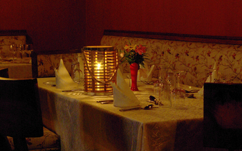 Five Volcanoes Boutique Hotel: Esstisch