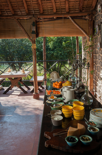 Jim's Jungle Retreat: Frühstück