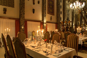 Lake Manyara Kilimamoja Lodge: Restaurant