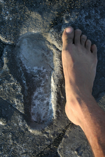 Lake Natron Camp: Fußspuren früher Hominiden