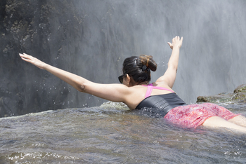 Livingstone Island: Blick über die Kante