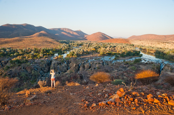Omarunga Epupa Falls Camp: Blick auf den Fluss
