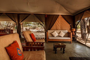 Porini Amboseli Camp: Lounge