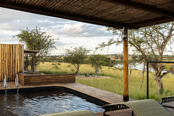 Singita Mara River Tented Camp: Pool oberhalb vom Mara-Ufer
