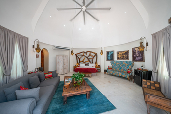 Xanadu Villas: Mawimbi Villa Interior Wohnbereich