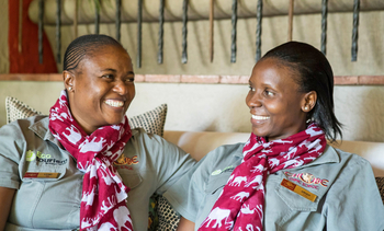 Chobe Game Lodge: Lebo und Oriah