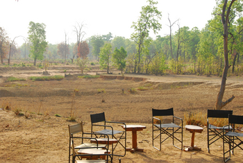 Emerald Tiger Retreat: Regiesessel am Wasserloch