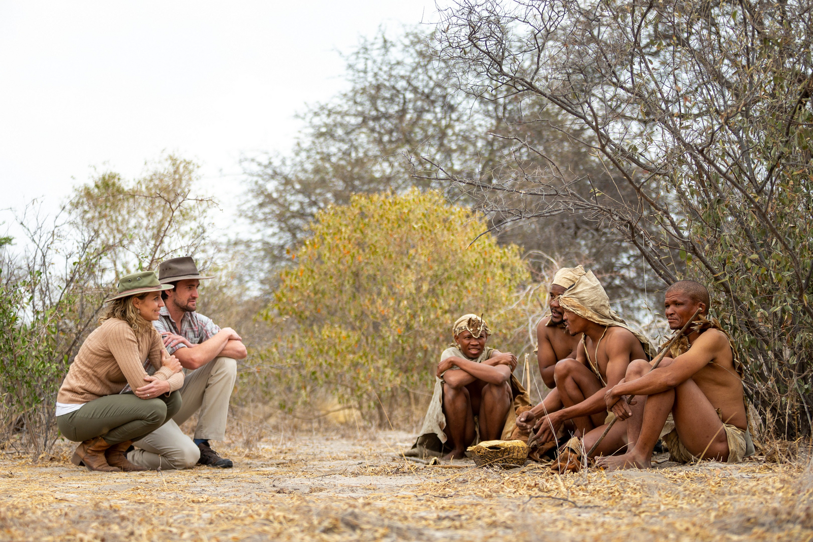 Gham Dhao Lodge Gham Dhao Lodge: Begegnung mit Angehörigen der San