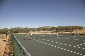Gmundner Lodge: Tennisplatz
