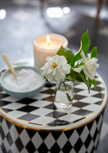 La Clé Lodge: Courtyard Room - Bad