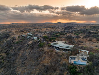 Lemala Mpingo Ridge Lodge: Luftbild