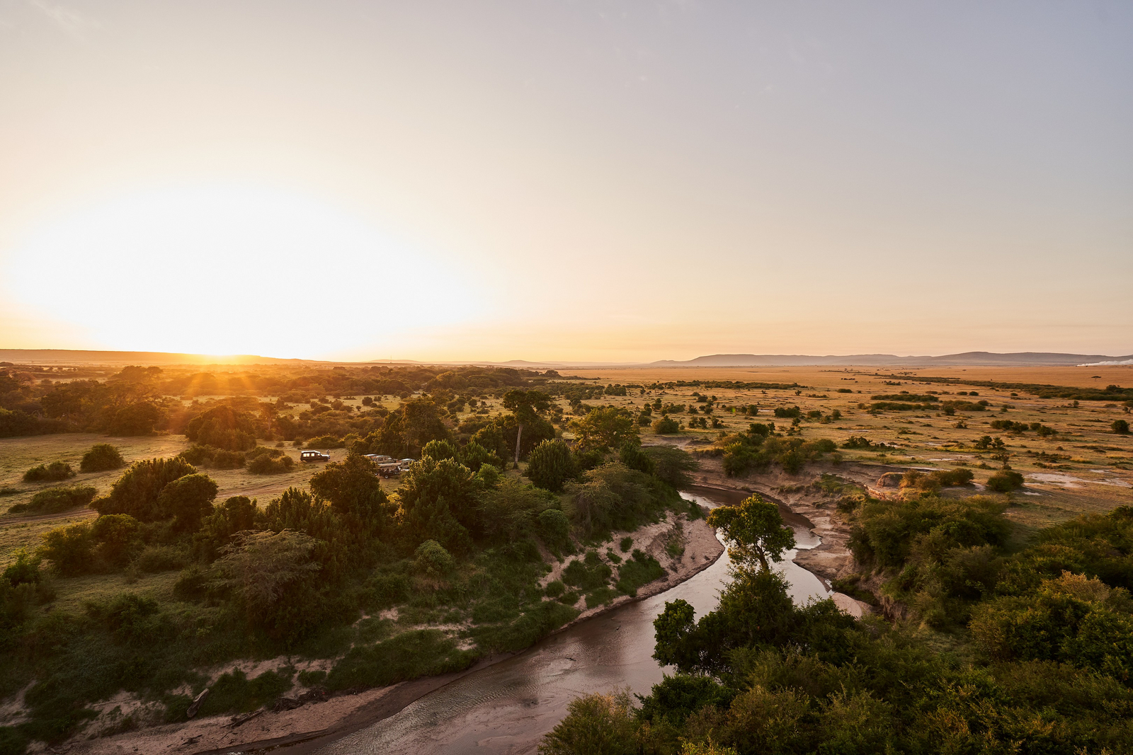 Sala's Camp Sala's Camp: Sand River Luftbild