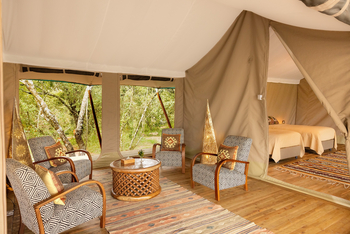 Saruni Wild: Interior Familienzelt