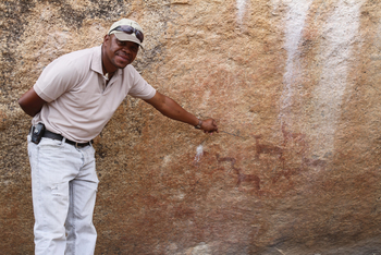 Ai Aiba Lodge Ai Aiba Lodge: Felsmalereien