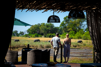Atzaro Okavango Camp: Blick auf die Wetlands
