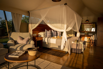 Fothergill Island: Morgensonne in einer Lake Suite