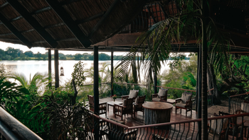 Mukambi Safari Lodge: Veranda