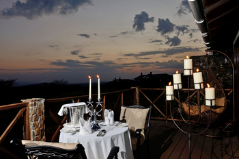 Ngorongoro Oldeani Mountain Lodge: Candle Light Dinner