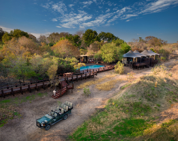 andBeyond Ngala Tented Camp: Luftbild