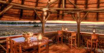 Chobe Savanna Lodge: Ausguck in der ersten Etage