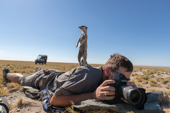Camp Kalahari Camp Kalahari: Begegnung mit Erdmännchen