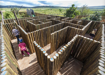 Riverdene Family Lodge: Labyrinth