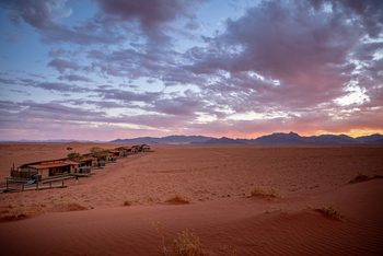 Wolwedans Desert Lodge: Stiller Sonnenuntergang