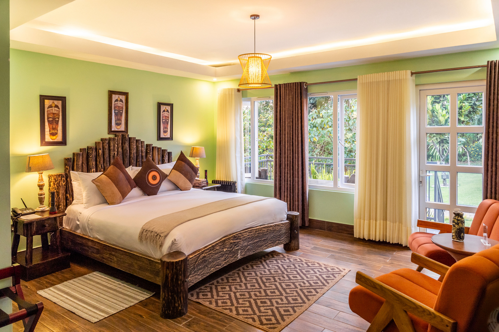 Amakoro Songa Lodge Amakoro Songa Lodge: Interior Schlafzimmer