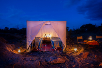 Laikipia Wilderness Camp: Kleines beleuchtetes Zelt