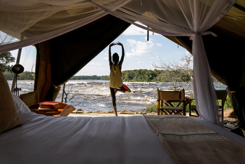 Papa's Camp: Yoga am Nilufer