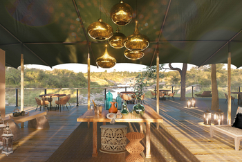 Rekero Camp: Architektenskizze