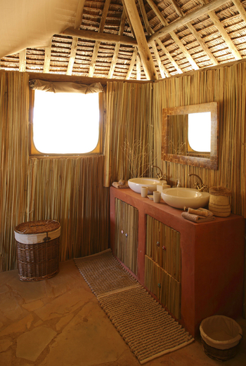 Saruni Rhino Camp: Doppelwaschbecken Banda 3