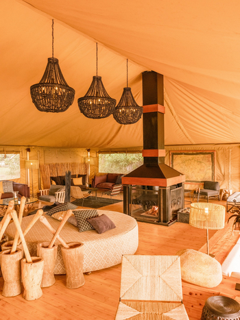 Serengeti Bushtops: Kamin