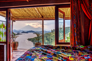 Chameleon Hill Forest Lodge: Blick aus Schlafzimmer