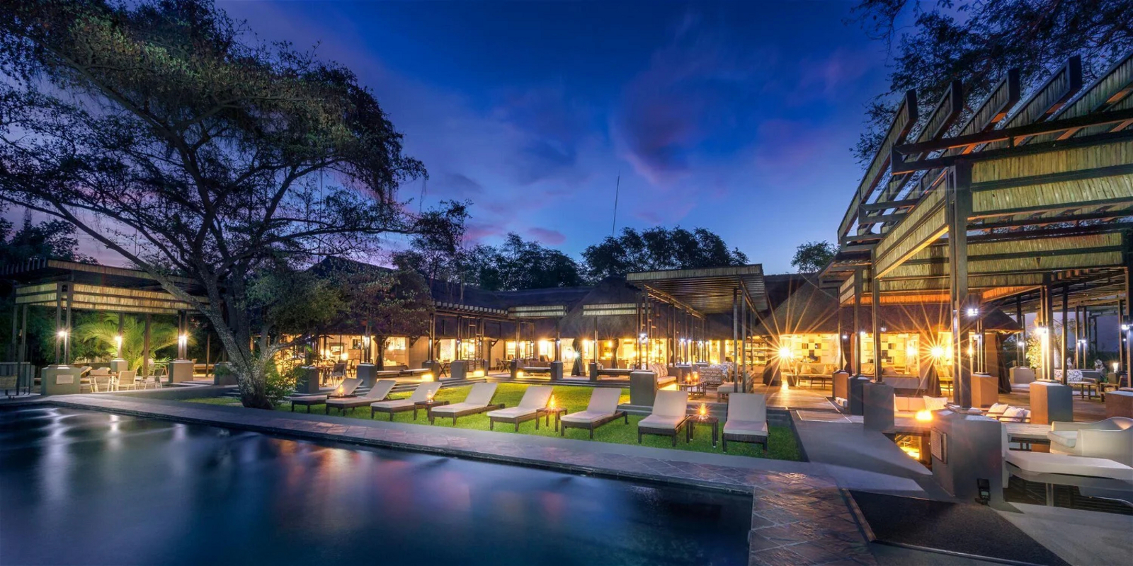 Chobe Water Villas Chobe Water Villas: Blick auf den Pool