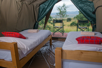 Kidepo Savannah Lodge: Einzelbetten