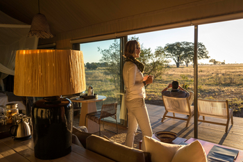 Linkwasha Camp Linkwasha Camp: Gäste in ihrem Zelt