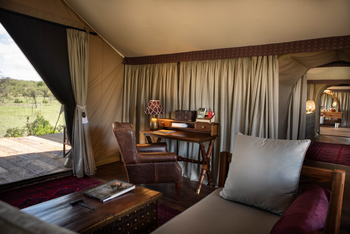 Mara Nyika Camp: Private Lounge