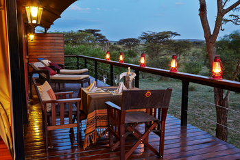 Olare Mara Kempinski: Veranda Abendessen