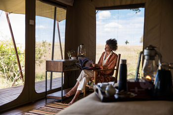 Saruni Wild: Interior Gästezelt