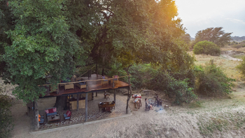 Chikoko Tree Camp: Luftbild