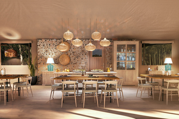 Rekero Camp: Architektenskizze