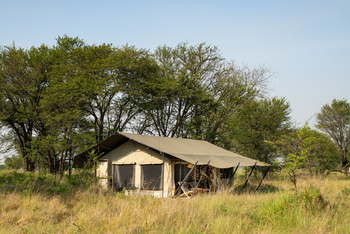 Ubuntu Migration Camp: Gästezelt - Außenansicht