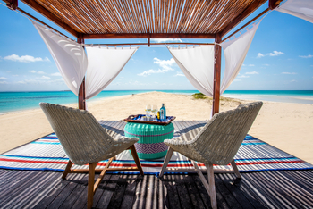 Anantara Medjumbe Island Resort: Gazebo am Inselende