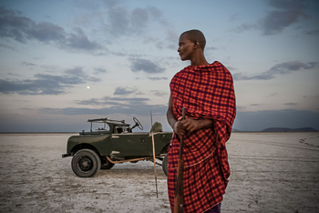 Chem Chem Lodge: Guide vor Safarifahrzeug