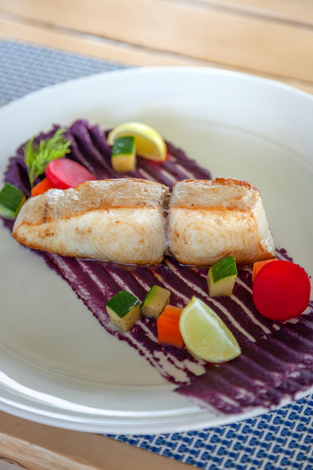 Cosmoledo Eco Camp: Frisch zubereiteter Fisch