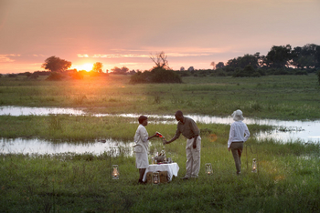 Duba Explorers Camp: Sundowner Setting