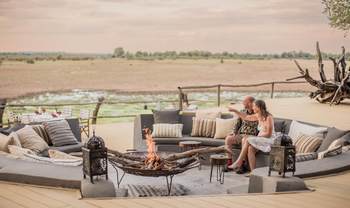 Kafunta River Lodge: Sunken Lounge