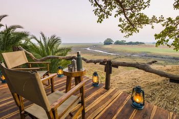 Mukambi Busanga Plains Camp: Privates Deck