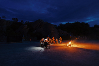 Ombako Fly Camp: Camp Fire